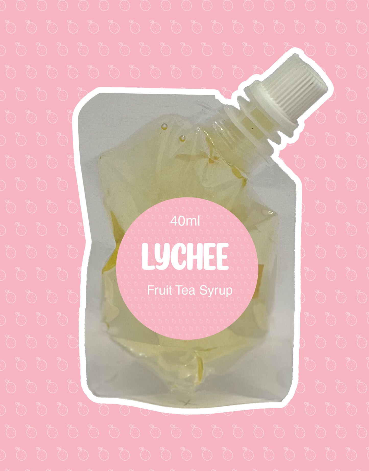 Lychee Fruit Tea Syrup 40ml